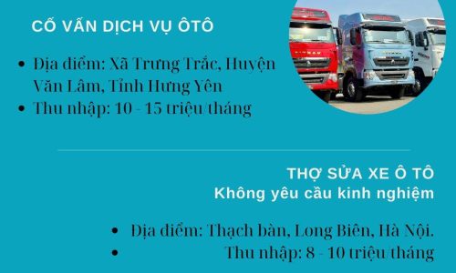 RITAVÕ AUTO TUYỂN DỤNG