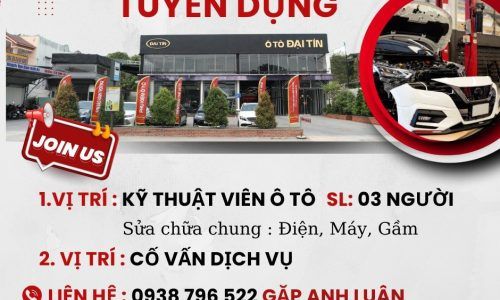 Ô TÔ ĐẠI TÍN TUYỂN DỤNG